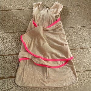 Halo Tan Top with Pink Accents